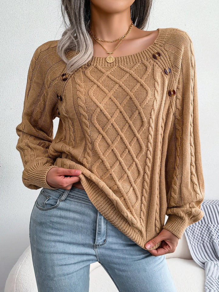 Bellamy Diamond Knit Pullover