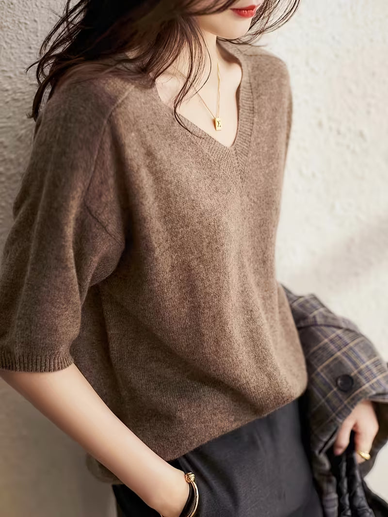 Verona Cashmere Knit Top