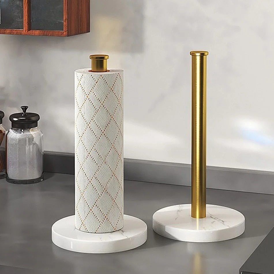 Marble & Paper Towel Holder