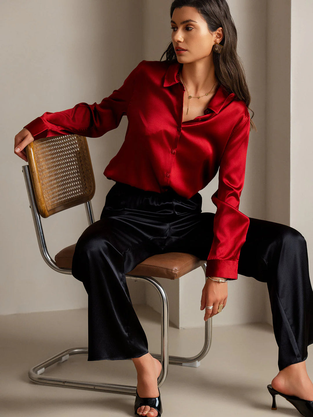 Valora Satin Blouse