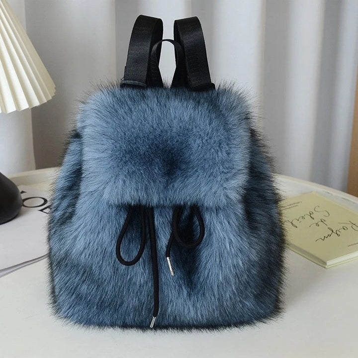 Plush Theory Faux Fur Backpack