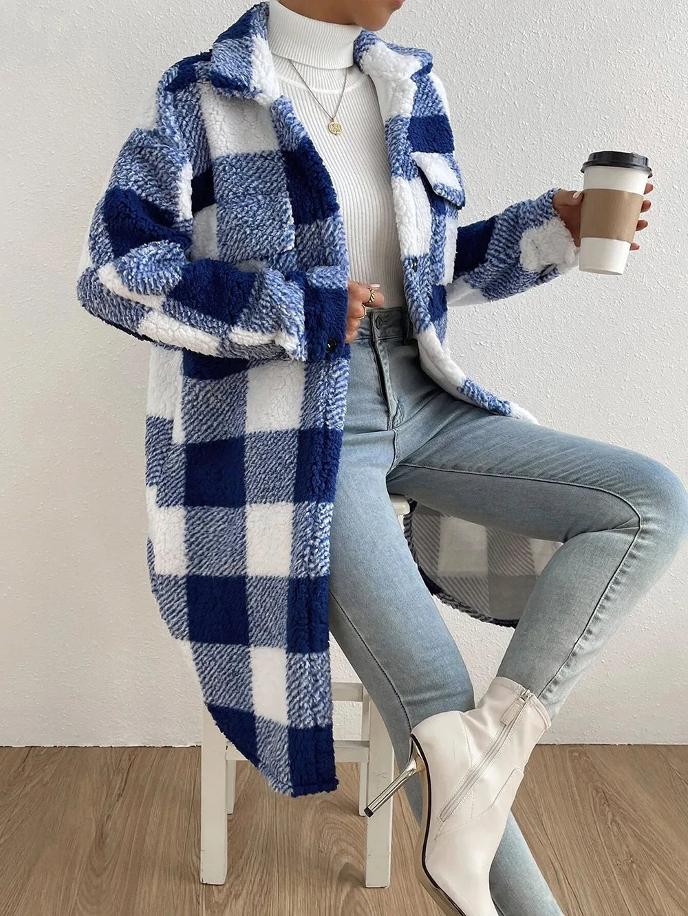 Weekend Plaid Sherpa