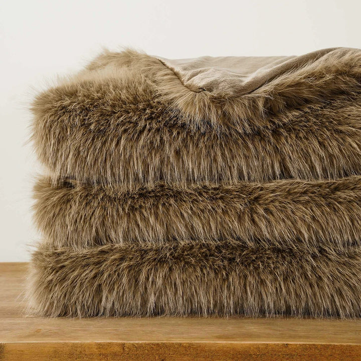 Haven Faux Fur Throw Blanket