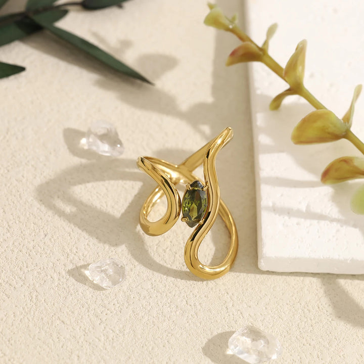 Fleur Wave Ring