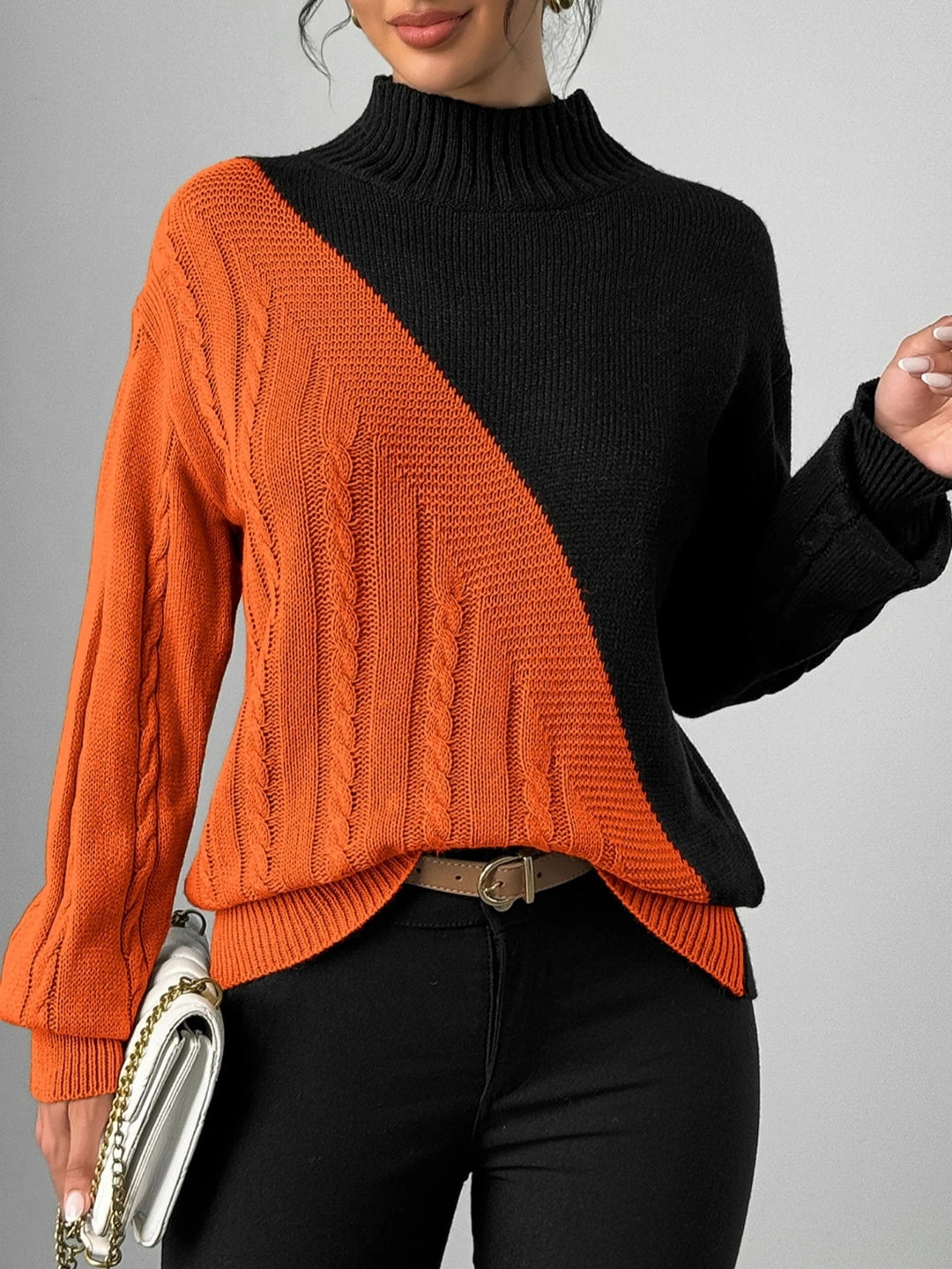 Vivia Two-Tone Sweater