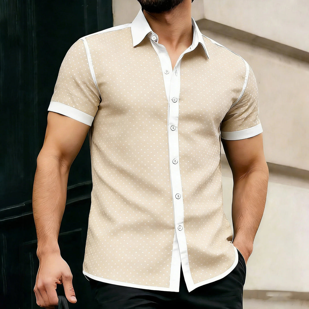 Monaco Contrast Button-Up