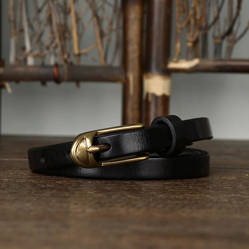 Quinn Slim Leather Belt