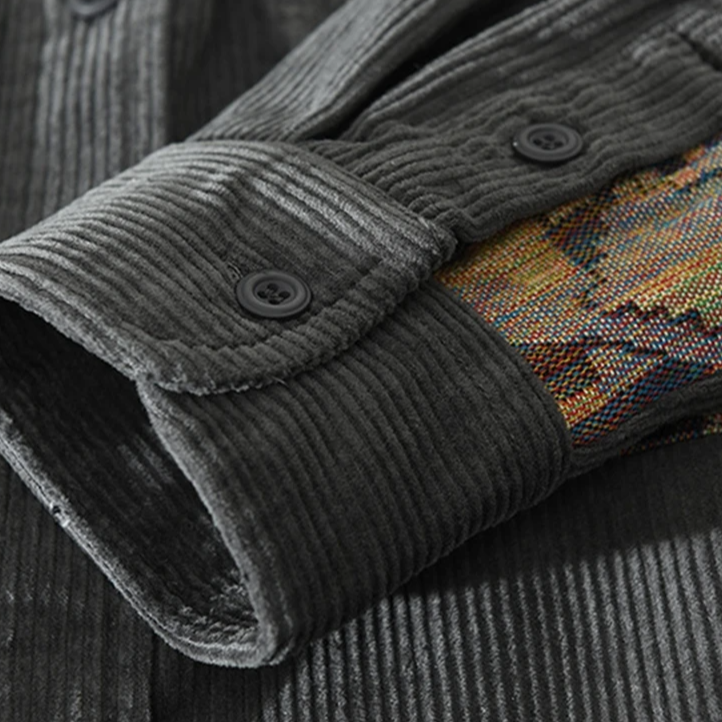 Patch-Theory Corduroy Shirt
