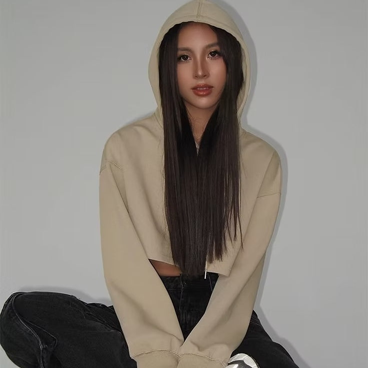 Talia Cropped Hoodie