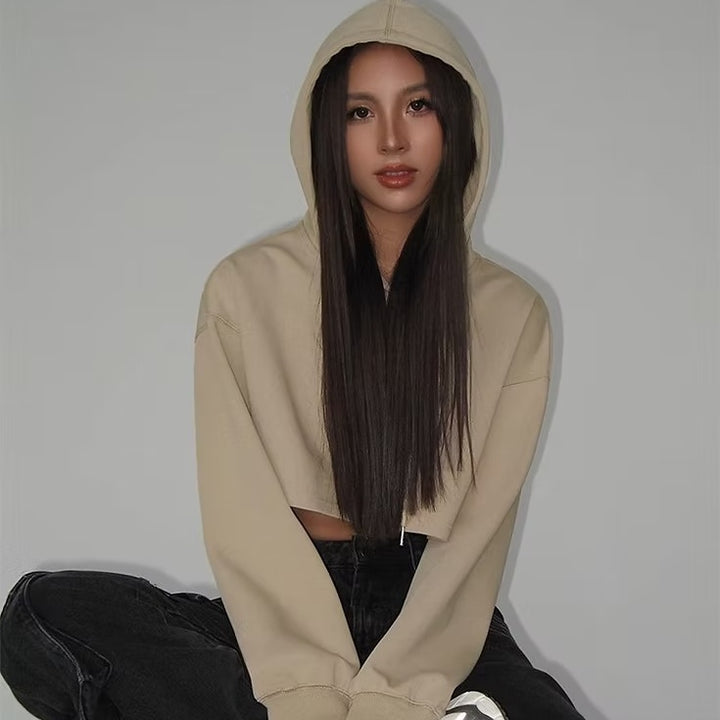 Talia Cropped Hoodie