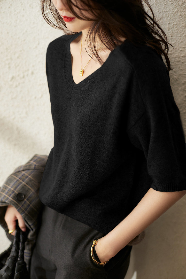 Verona Cashmere Knit Top