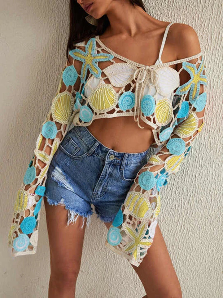 Sunset Reef Knit Top