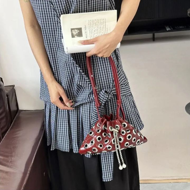 Triad Stud Shoulder Bag