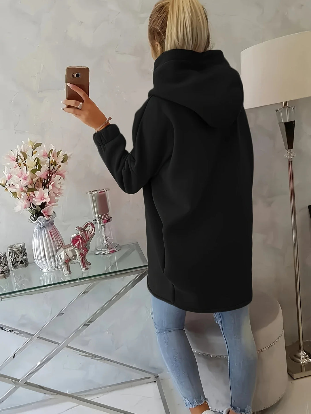 Asymmetrical Zip Hoodie