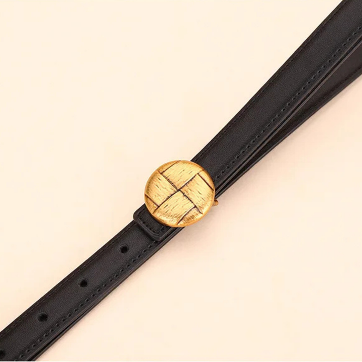 Sola Slim Leather Belt