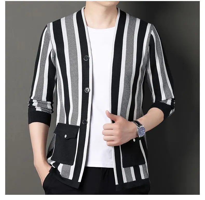 Trenton Stripe Cardigan