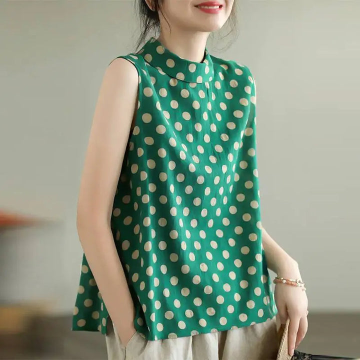 Aveline Polka Top