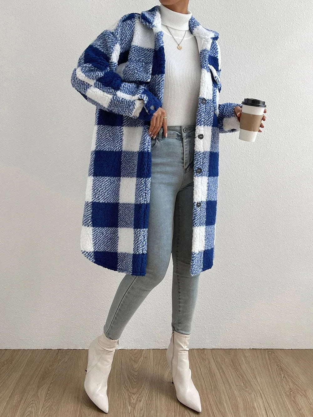 Weekend Plaid Sherpa