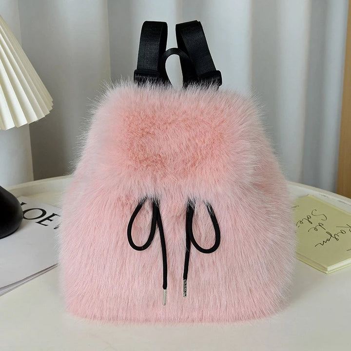 Plush Theory Faux Fur Backpack