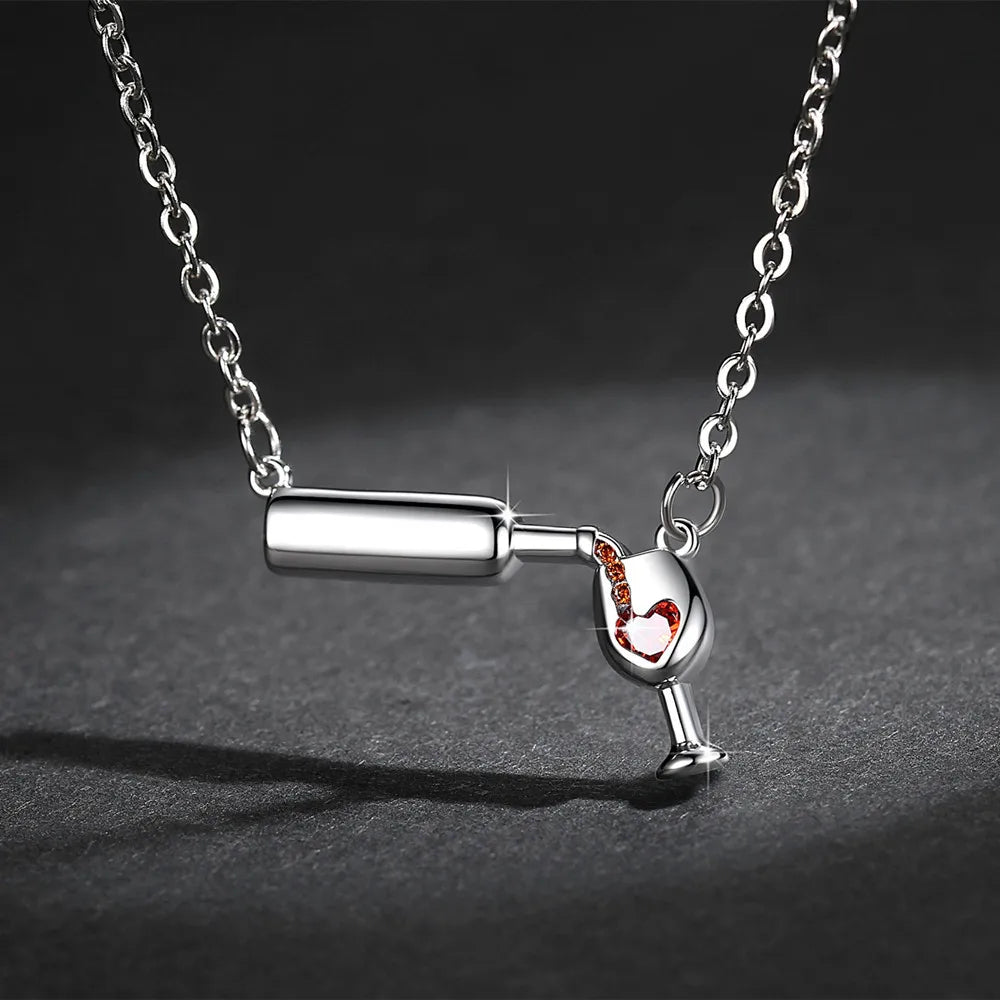 Merlot Muse Pendant Necklace