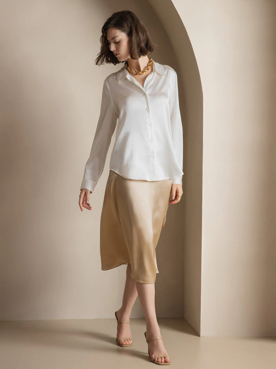 Valora Satin Blouse