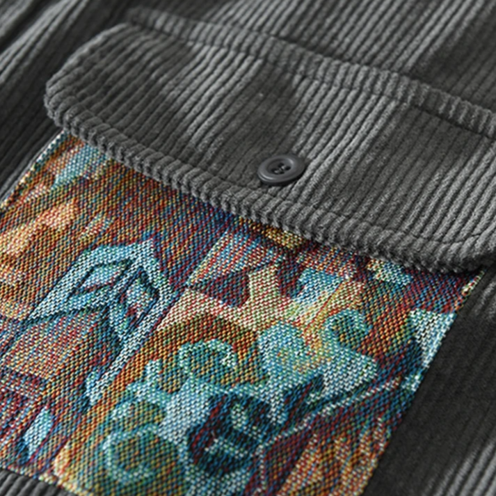Patch-Theory Corduroy Shirt
