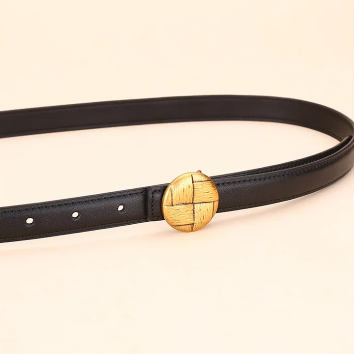 Sola Slim Leather Belt