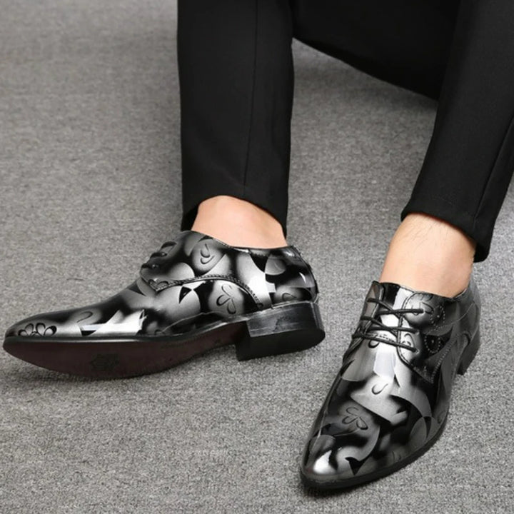 Cavell Patent Derby Oxford