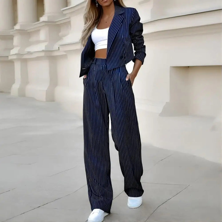 Venezia Pinstripe Tailored Set