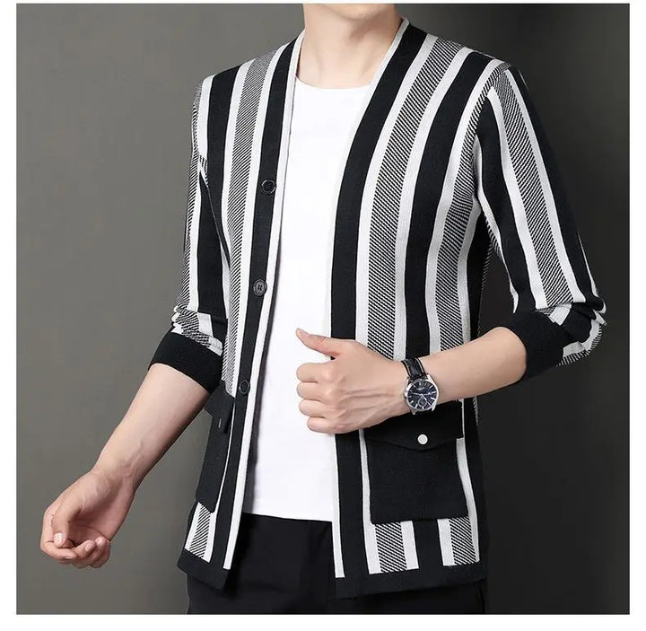 Trenton Stripe Cardigan