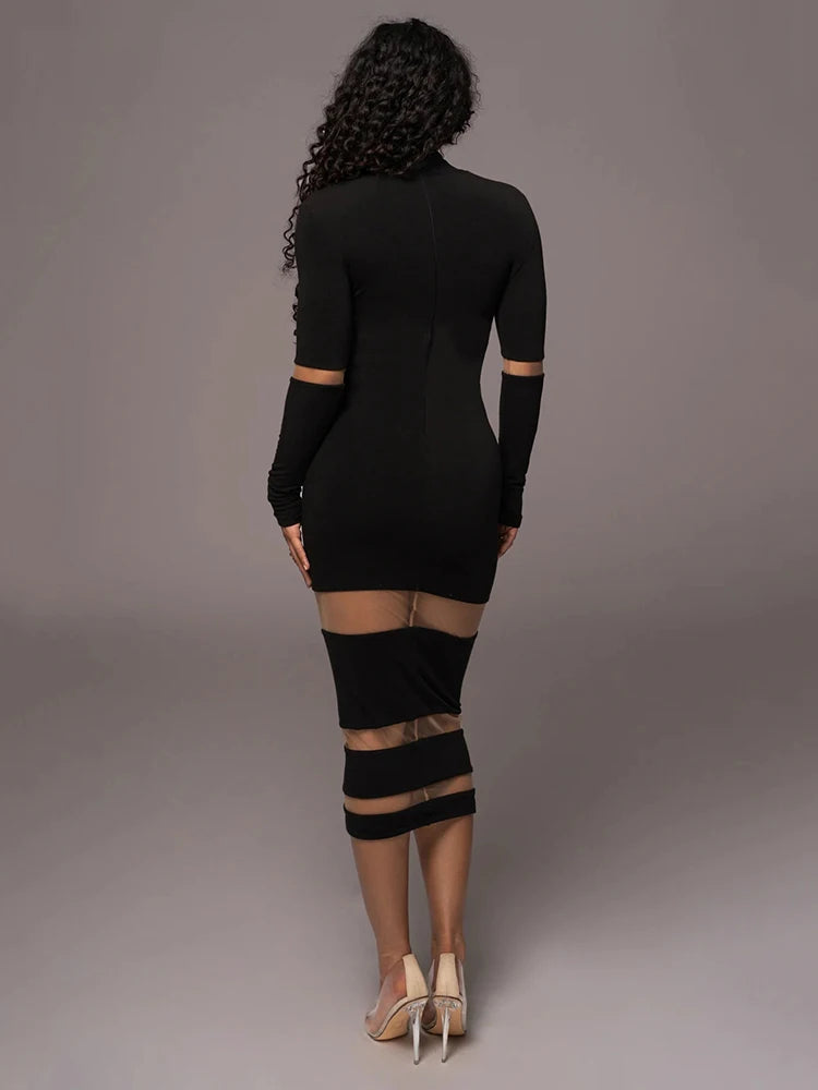 Amara Mesh Bodycon Dress