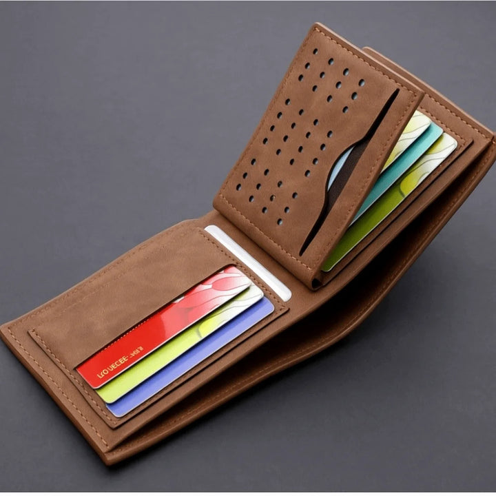 Executive Slim Suede Wallet