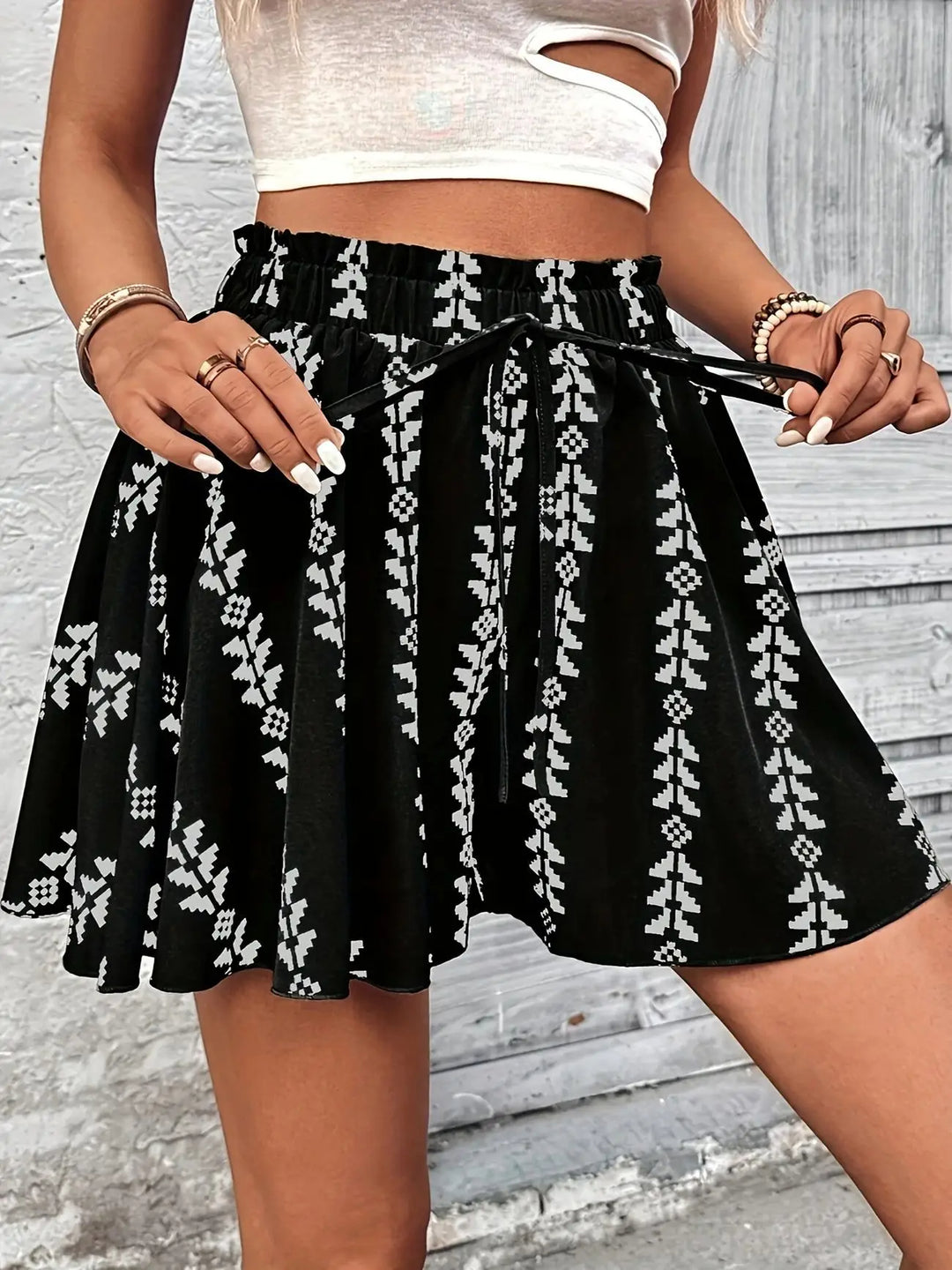 Zahara Boho Flare Short