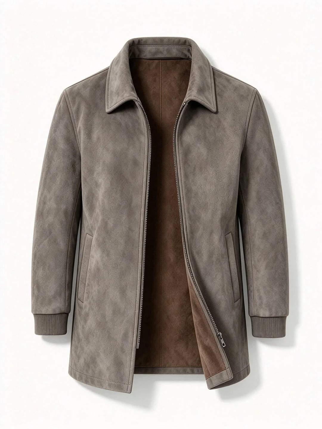 Harrington Suede Car Coat