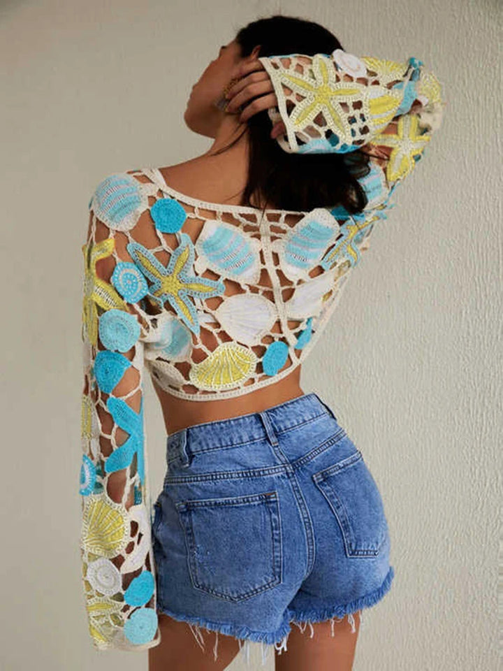 Sunset Reef Knit Top