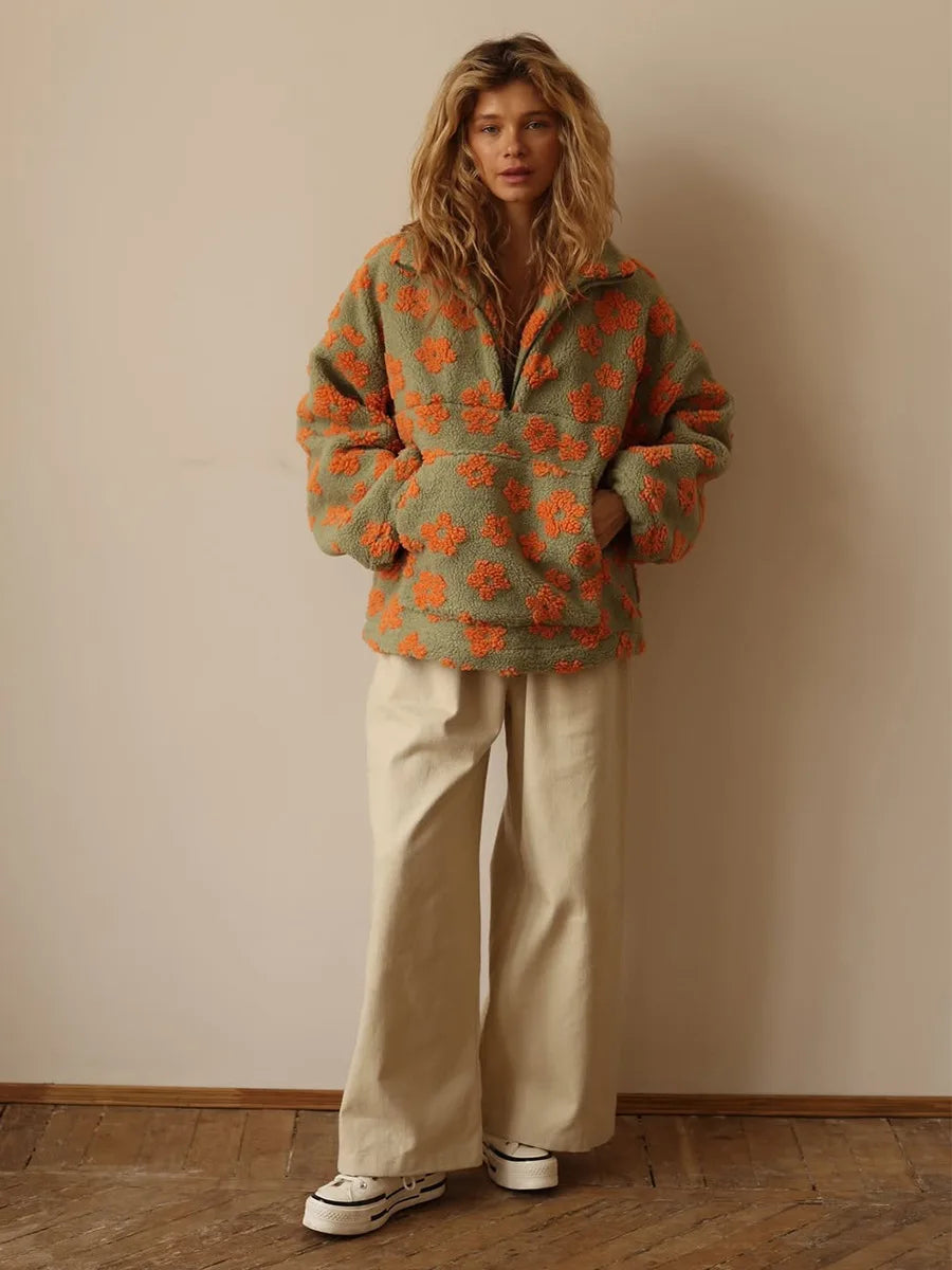 Wildflower Half-Zip Pullover