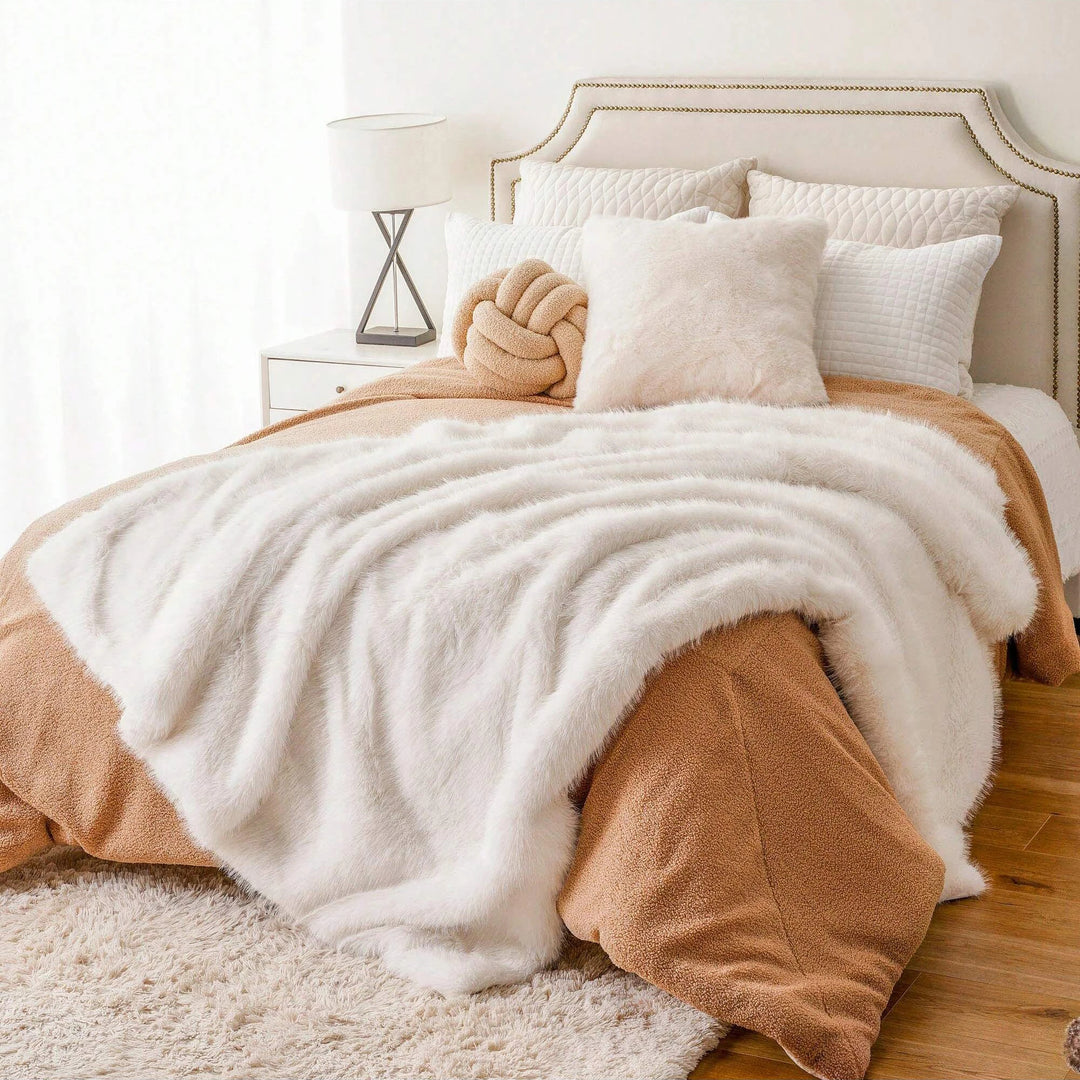 Haven Faux Fur Throw Blanket