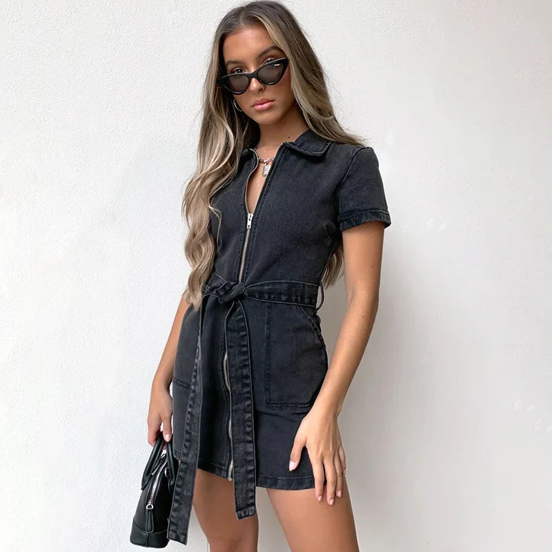Mila Denim Mini Dress