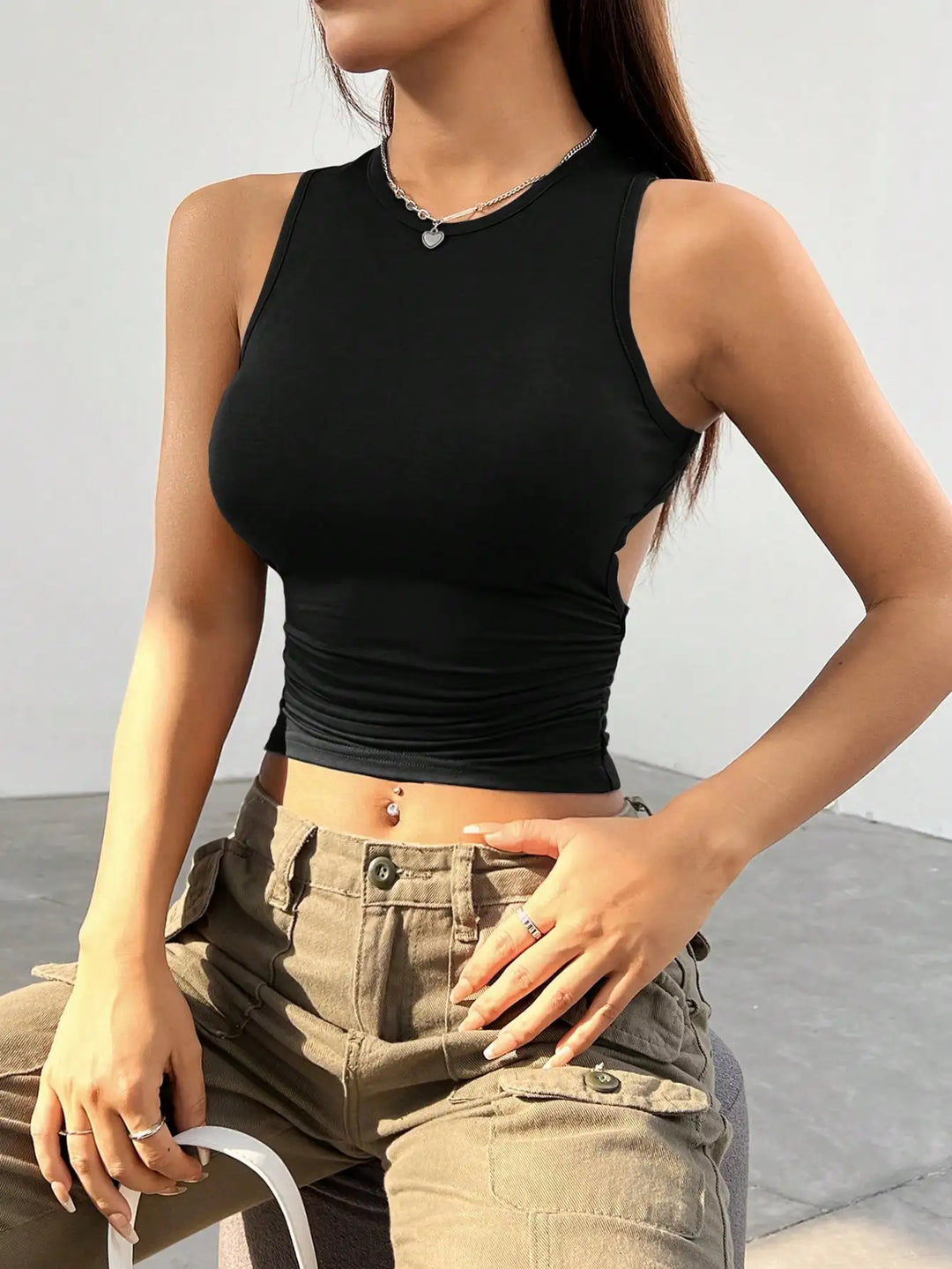 Romy Open-Back Tank