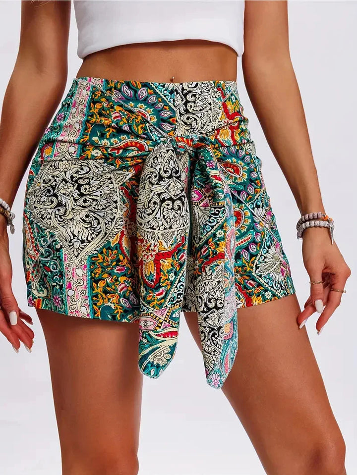 Boheme Paisley Tie Short