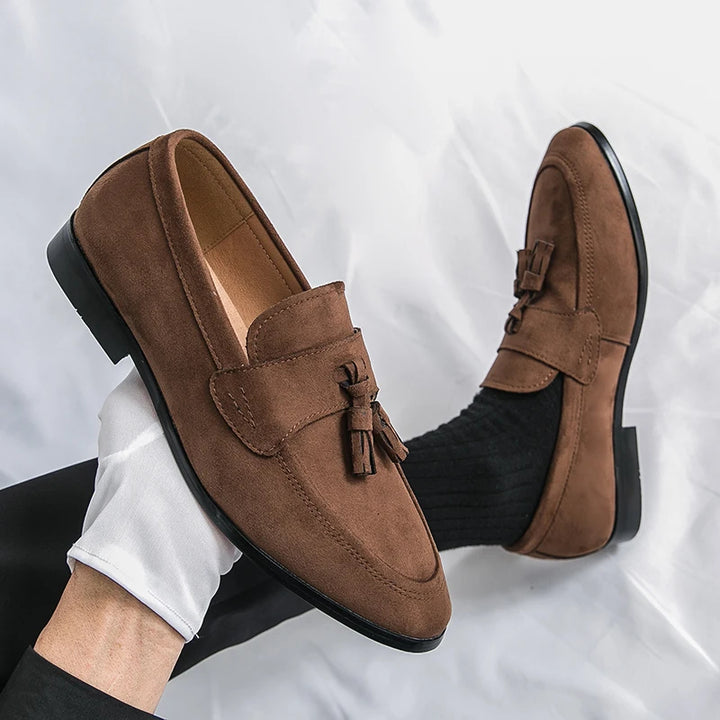 Cambridge Suede Tassel Loafer