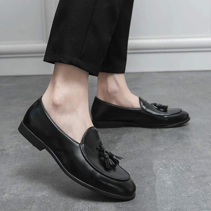 Crescent Tassel Loafers