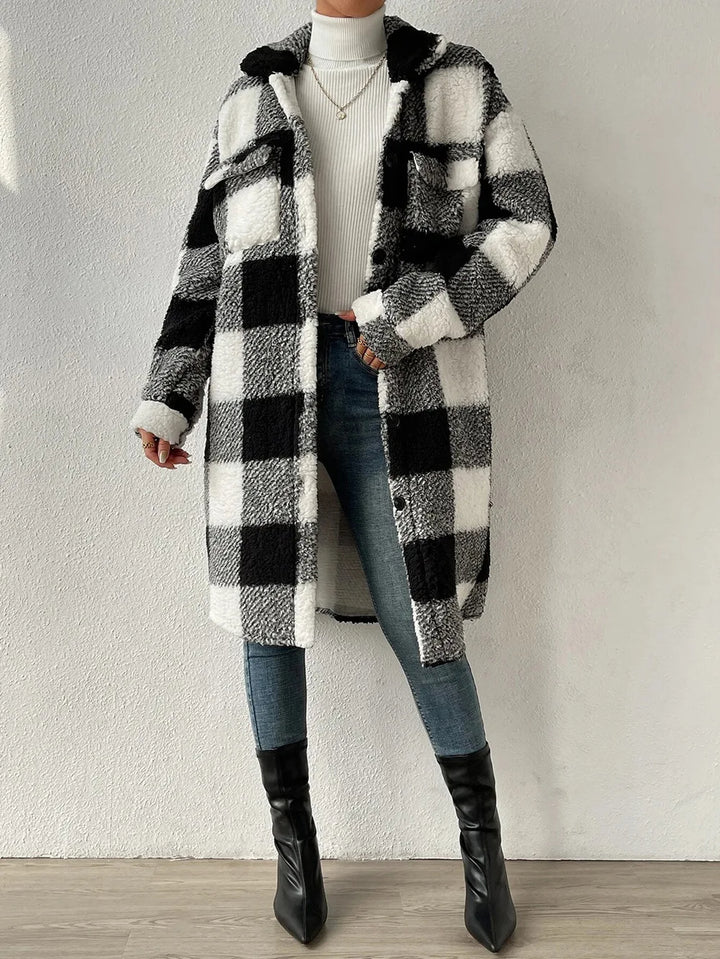 Weekend Plaid Sherpa