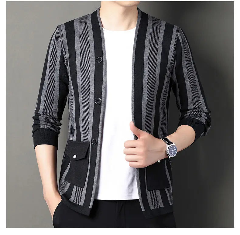 Trenton Stripe Cardigan