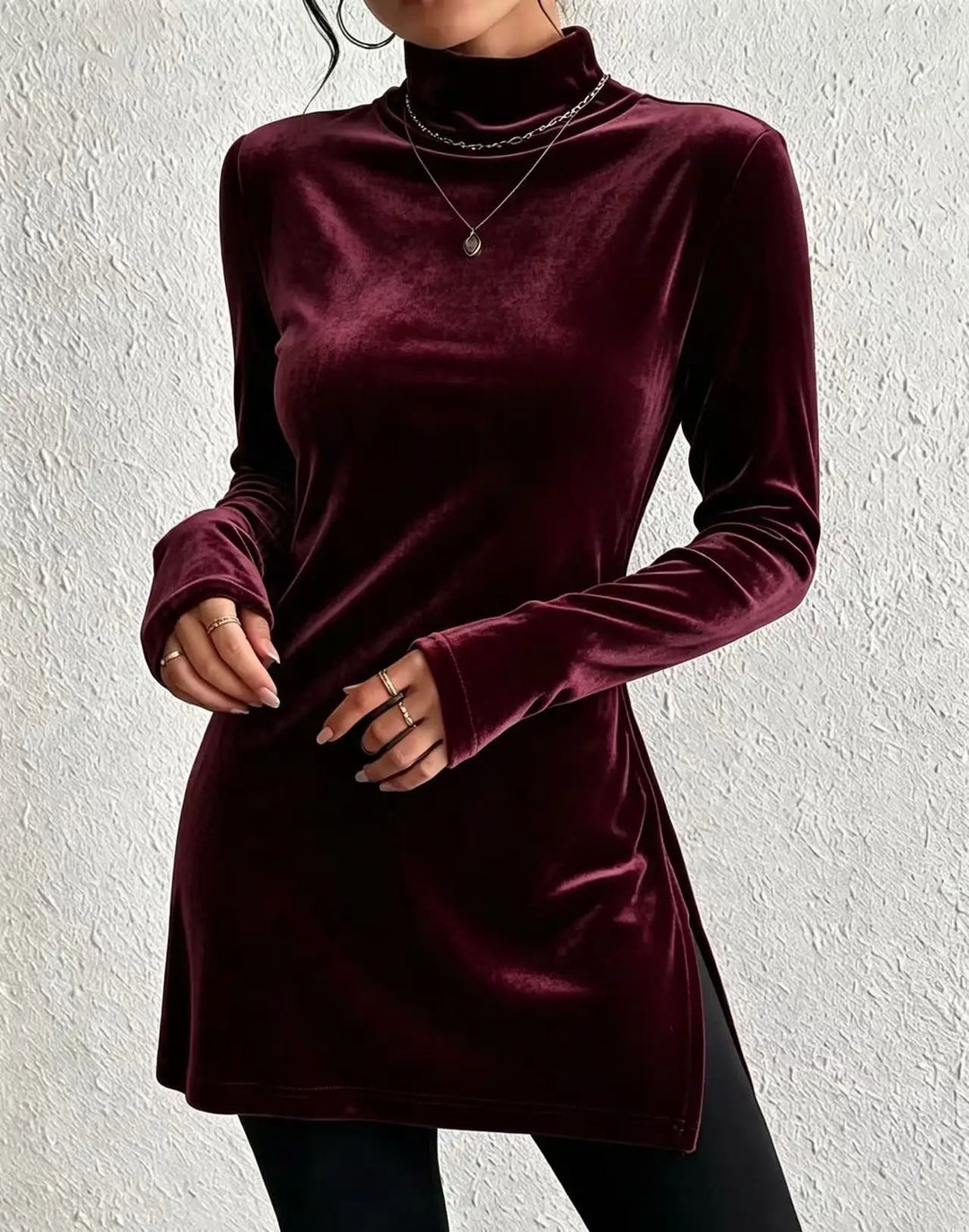 Victoria Velvet Tunic