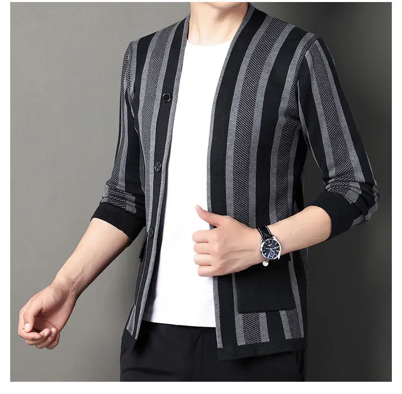 Trenton Stripe Cardigan