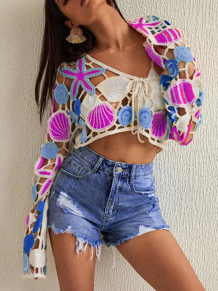 Sunset Reef Knit Top