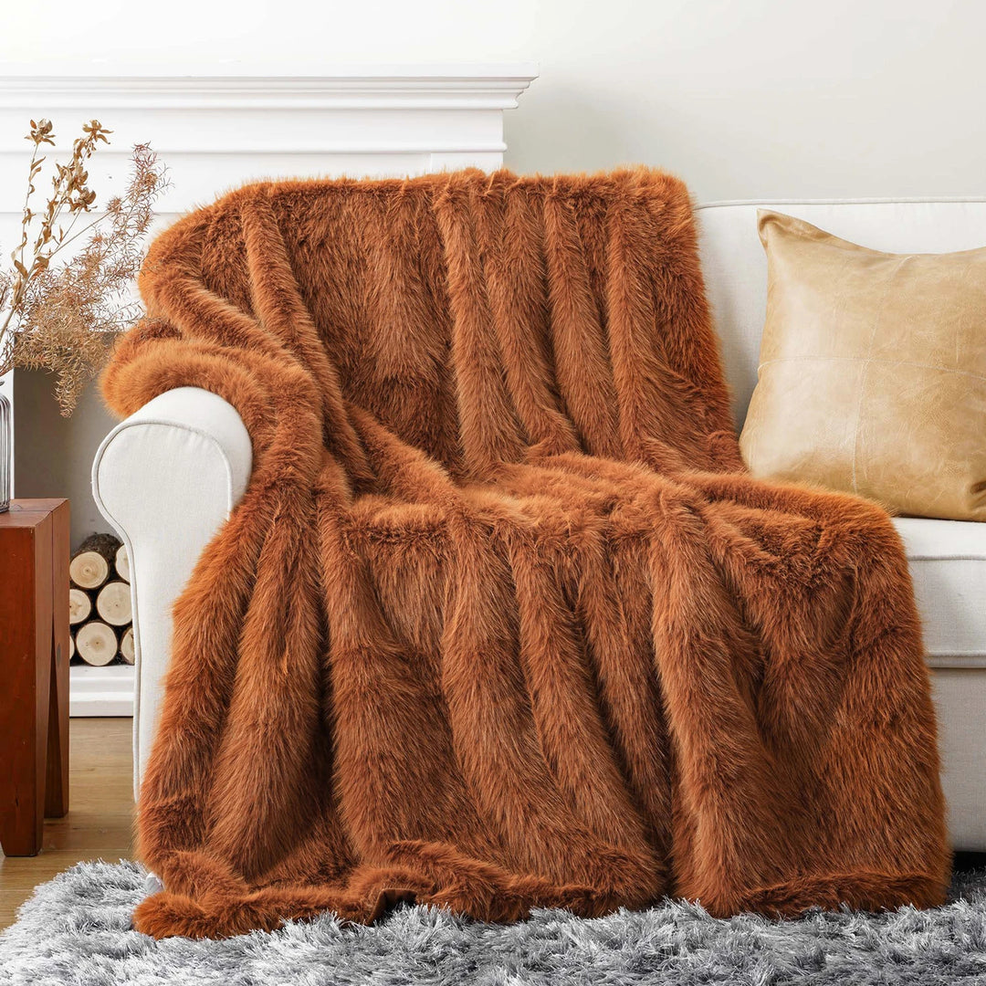 Haven Faux Fur Throw Blanket