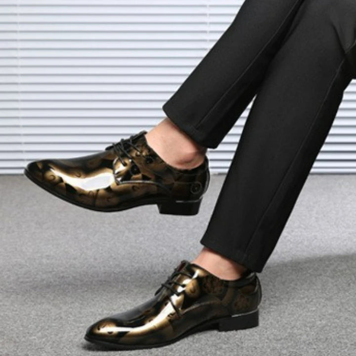 Cavell Patent Derby Oxford