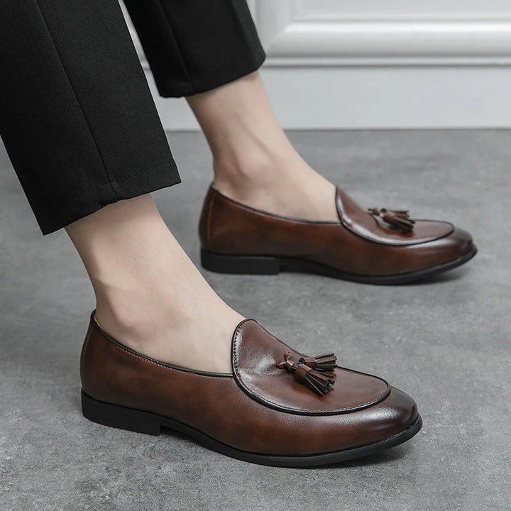 Crescent Tassel Loafers